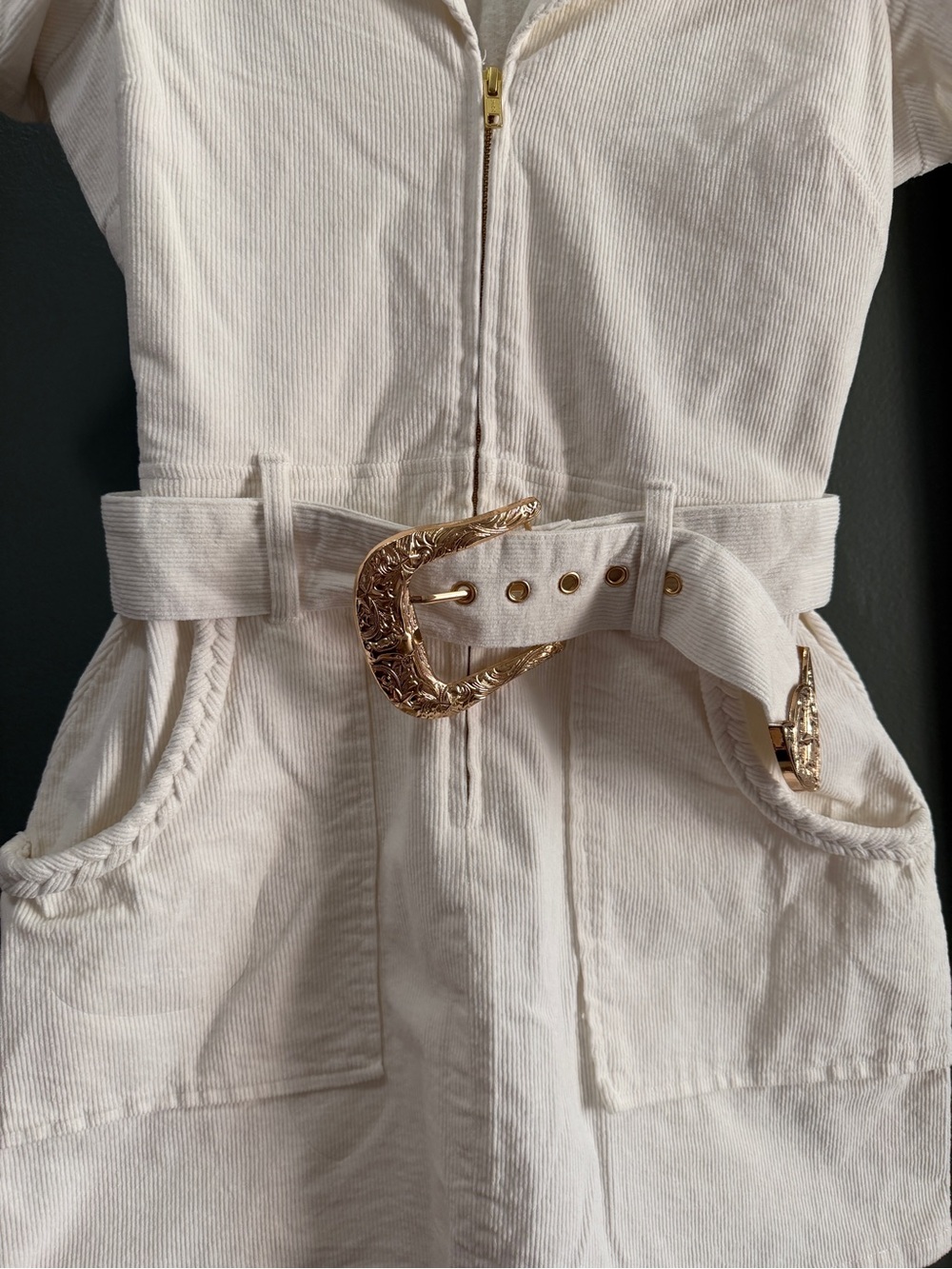 Show Me Your MuMu Outlaw corduroy Cream - Picture 3 of 6